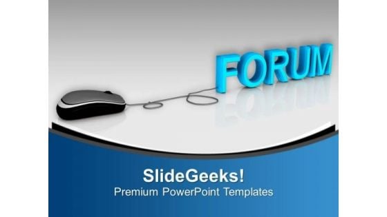 Join Forum For Problem Solving PowerPoint Templates Ppt Backgrounds For Slides 0813