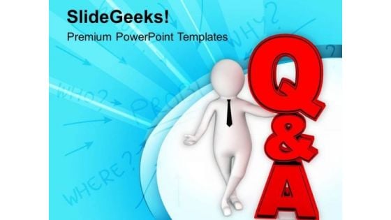 Join Question And Answer Session PowerPoint Templates Ppt Backgrounds For Slides 0813