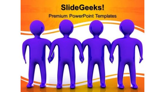 Joining Hands Teamwork PowerPoint Templates And PowerPoint Themes 0512