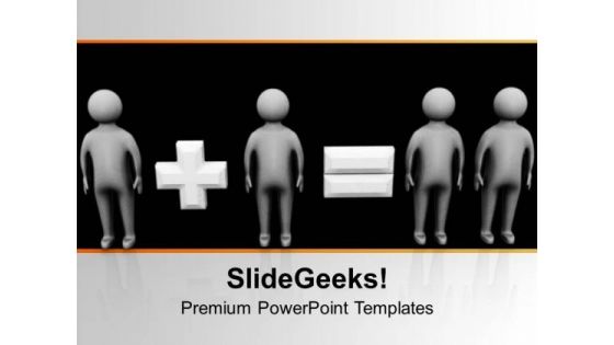 Joint Efforts Can Give More Results PowerPoint Templates Ppt Backgrounds For Slides 0613