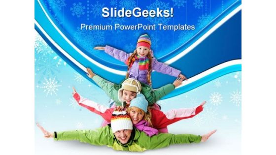 Joyful Family Holidays PowerPoint Templates And PowerPoint Backgrounds 0511