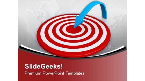 Jump On The Target For Sucess And Growth PowerPoint Templates Ppt Backgrounds For Slides 0413