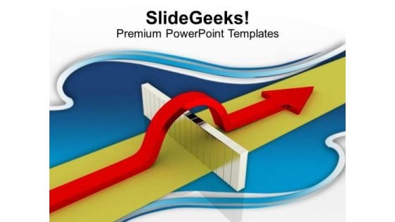 Jump The Barrier To Achieve Success PowerPoint Templates Ppt Backgrounds For Slides 0413 Jump The Barrier To Achieve Success PowerPoint Templates Ppt Backgrounds For Slides 0413