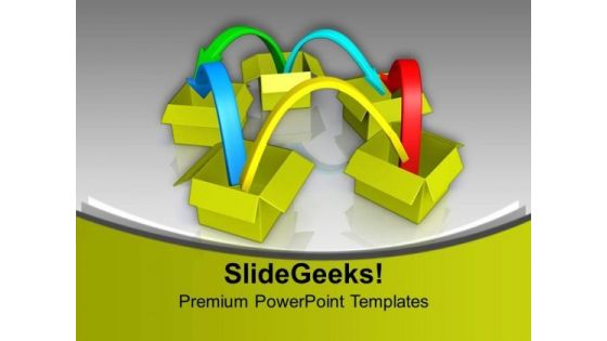 Jumping From One Idea To Other PowerPoint Templates Ppt Backgrounds For Slides 0713