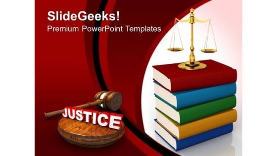 Justice Concept Law PowerPoint Templates And PowerPoint Themes 0712