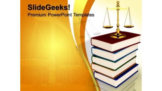 Justice Concept Law PowerPoint Templates And PowerPoint Themes 0812