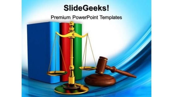 Justice Education Law PowerPoint Templates And PowerPoint Themes 0712