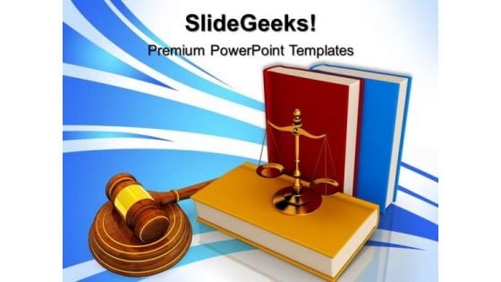 Justice Law PowerPoint Templates And PowerPoint Themes 0712