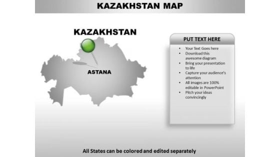 Kazakhstan Country PowerPoint Maps Kazakhstan Country PowerPoint Maps