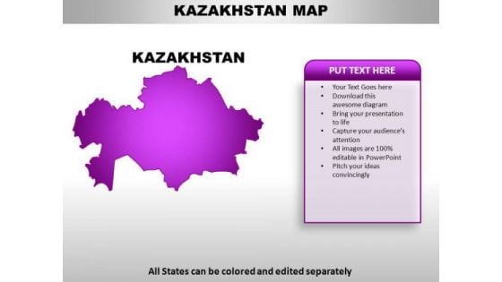 Kazakhstan PowerPoint Maps Kazakhstan PowerPoint Maps