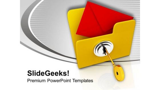 Keep Your Mail Safe PowerPoint Templates Ppt Backgrounds For Slides 0713