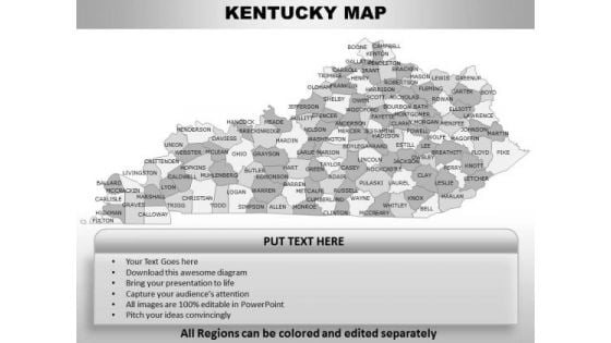 Kentucky PowerPoint Maps