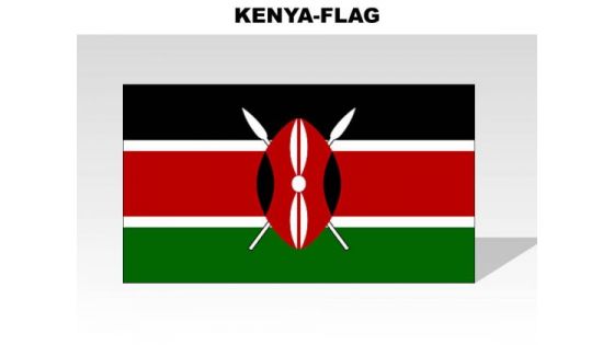 Kenya Country PowerPoint Flags