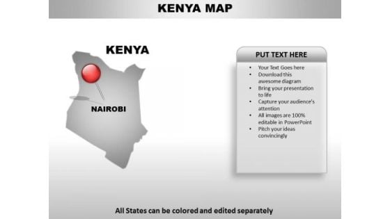 Kenya Country PowerPoint Maps Kenya Country PowerPoint Maps