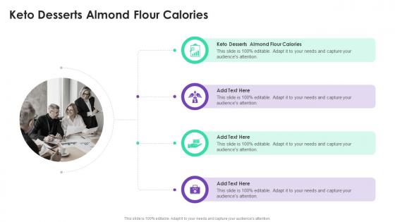 Keto Desserts Almond Flour Calories In Powerpoint And Google Slides Cpb