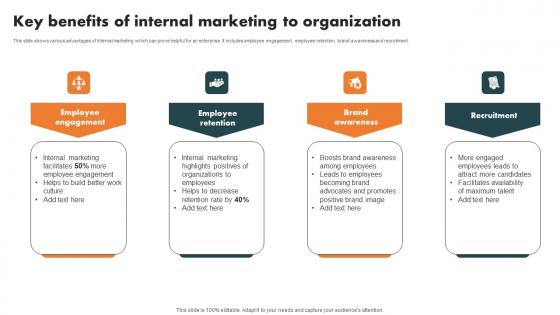 Key Benefits Internal Marketing Internal Branding Strategy For Enhanced Advocacy Guidelines Pdf