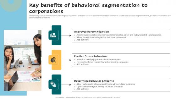 Key Benefits Of Behavioral Segmentation Successful Guide For Market Segmentation Guidelines Pdf