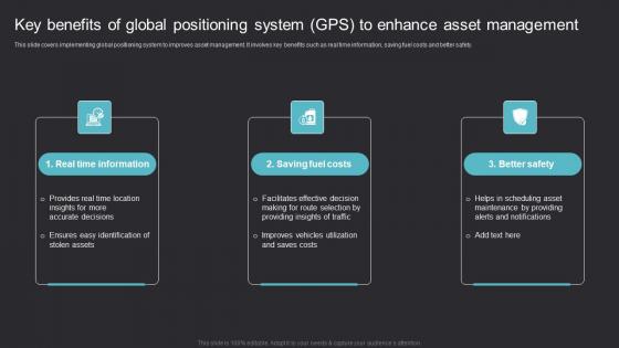 Key Benefits Of Global Positioning System GPS To Enhance Asset Management Formats Pdf