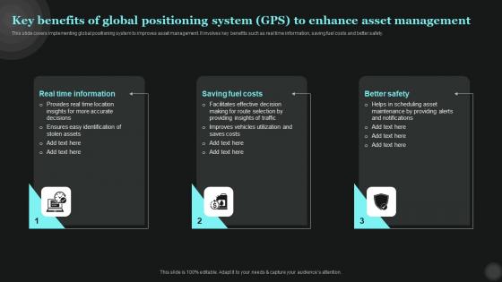 Key Benefits Of Global Positioning System Tech Asset Management Portrait Pdf