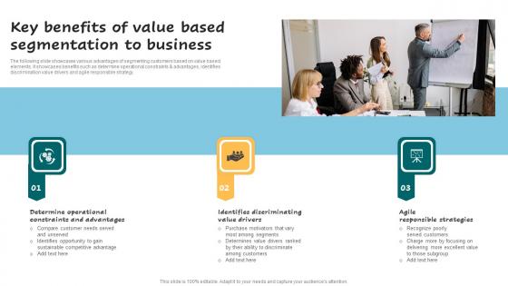 Key Benefits Of Value Based Segmentation Successful Guide For Market Segmentation Background Pdf