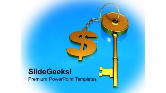 Key Chained To Dollar Success PowerPoint Templates Ppt Backgrounds For Slides 1212 Key Chained To Dollar Success PowerPoint Templates Ppt Backgrounds For Slides 1212