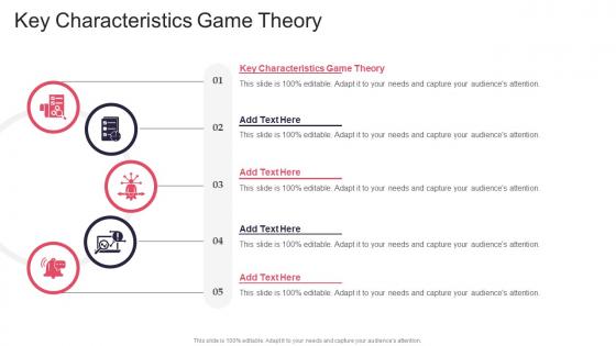 Key Characteristics Game Theory In Powerpoint And Google Slides Cpb