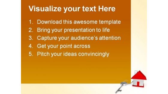 Key Connect House Finance PowerPoint Templates And PowerPoint Themes 0812