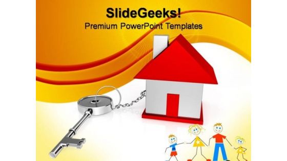 Key Connect House Finance PowerPoint Templates And PowerPoint Themes 0812