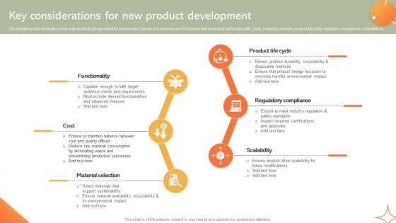 Key Considerations For New Product Development Implementing Manufacturing Strategy SS V Key Considerations For New Product Development Implementing Manufacturing Strategy SS V