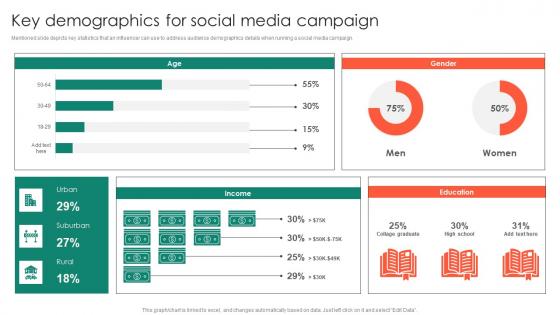 Key Demographics For Social Media Entrepreneurs Roadmap To Effective Graphics Pdf