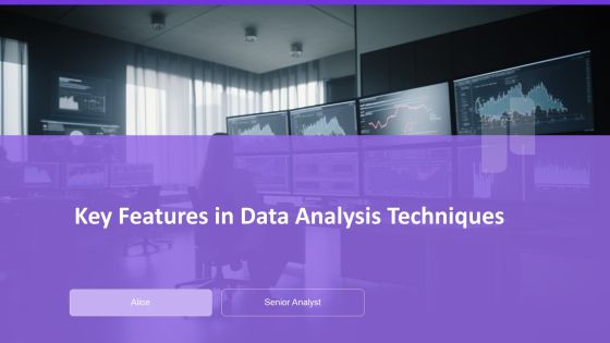 Key Features In Data Analysis Techniques PPT Graphics AT