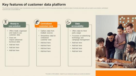 Key Features Of Customer Data Platform Usability Of CDP Software Tool Infographics Pdf