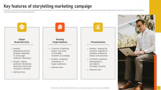 Key Features Of Storytelling Marketing Campaign Comprehensive Guide Inspiration Pdf