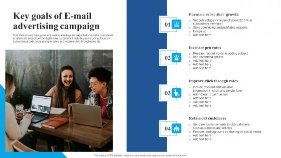 Key Goals Of E Mail Advertising Campaign Infographics Pdf