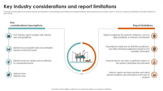 Key Industry Considerations And Port Terminal Industry Ppt Slide Key Industry Considerations And Port Terminal Industry Ppt Slide