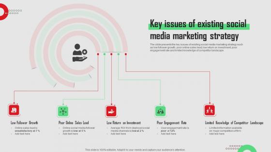 Key Issues Of Existing Social Media Marketing Social Media Platforms Performance Template Pdf