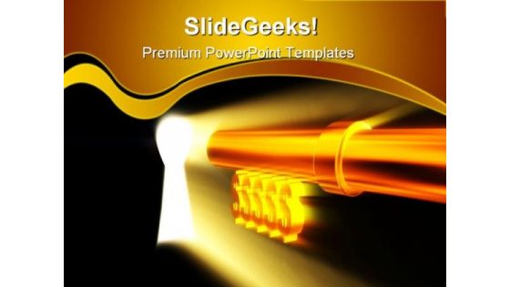 Key Light Security PowerPoint Templates And PowerPoint Backgrounds 0311