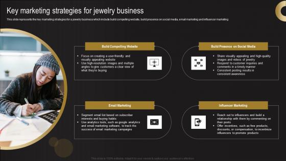 Key Marketing Strategies For Jewelry Business Jewelry Business Plan Pictures Pdf