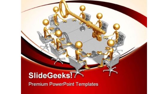 Key Meeting Business PowerPoint Themes And PowerPoint Slides 0711