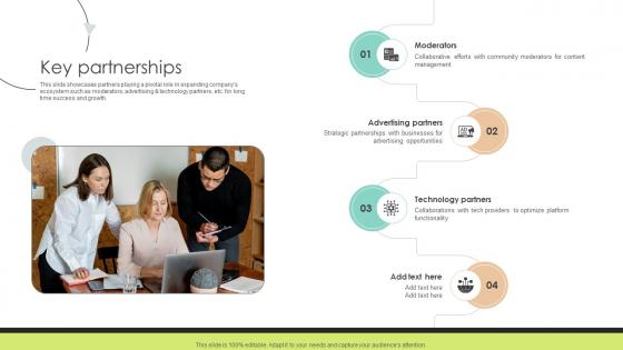 Key Partnerships Community Networking Platform Business Model