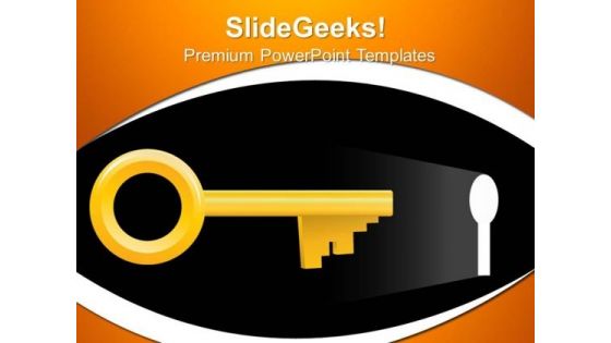 Key Solution Security PowerPoint Templates And PowerPoint Themes 0512