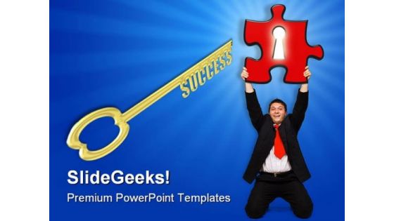 Key Solution Success PowerPoint Themes And PowerPoint Slides 0411