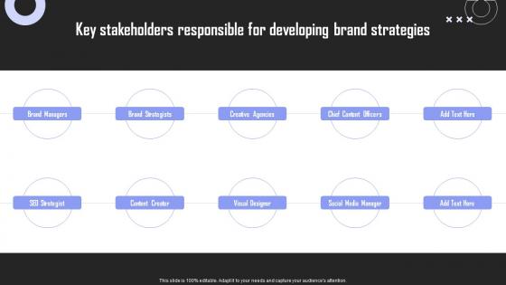 Key Stakeholders Responsible Brand Building Techniques To Gain Competitive Edge Clipart Pdf