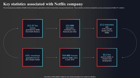 Key Statistics Associated With Netflix Company Enhancing Online Visibility Professional Pdf