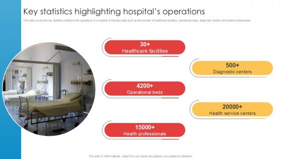 Key Statistics Highlighting Hospitals Operations Implementation Of Online Ppt Sample