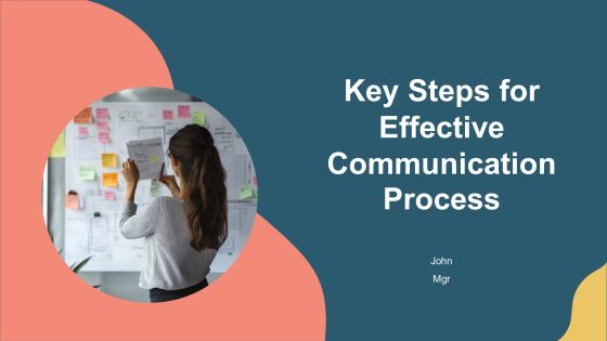 Key Steps For Effective Communication Process PPT Structure AT