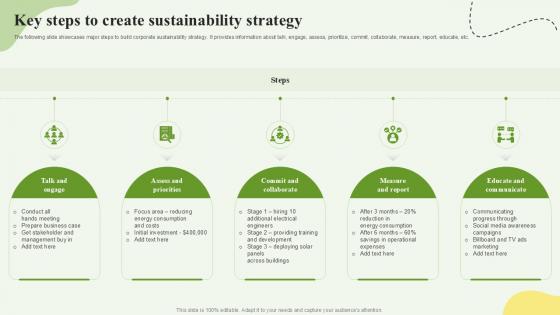 Key Steps To Create Sustainability Strategy Ppt Example SS Key Steps To Create Sustainability Strategy Ppt Example SS