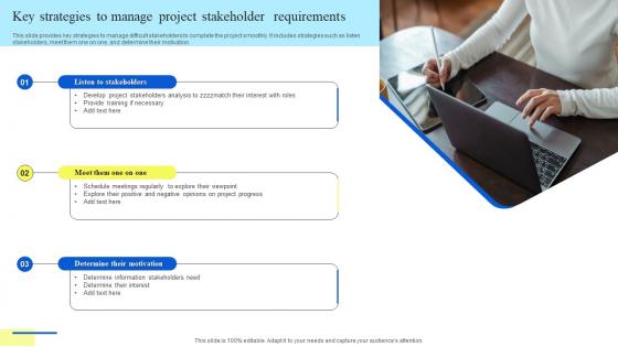 Key Strategies To Manage Project Stakeholder Requirements Inspiration Pdf