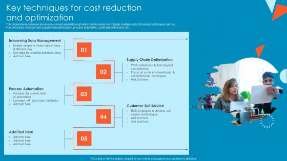 Key Techniques For Cost Reduction And Optimization Tactical Financial Governance Microsoft Pdf