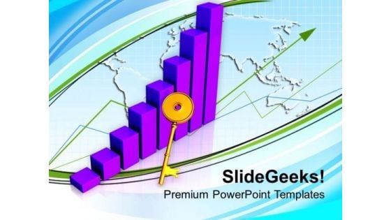 Key To Business Growth PowerPoint Templates Ppt Backgrounds For Slides 0513